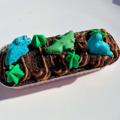 Free Range Dino Mini Loaf Cake 