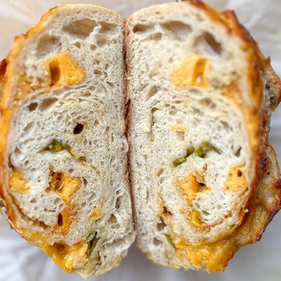 Jalapeno Cheddar Sourdough Loaf