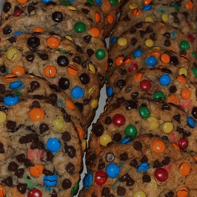 M&M Overload Cookies