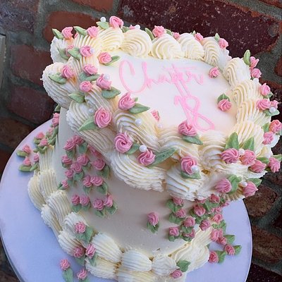 6 Inch Heart Occasion Cake 