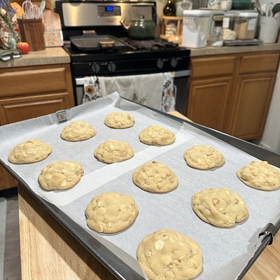 White Chocolate Macadamia Nut Cookies