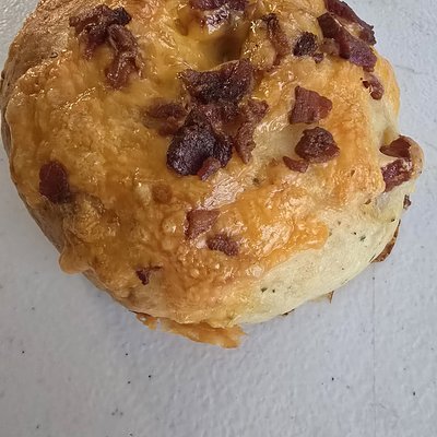 Bacon Pizza  Bagels