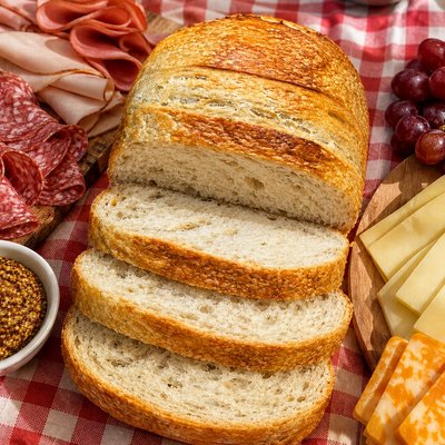 Soft Sourdough Sandwich Loaf “Sliced”