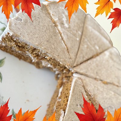 WHOLE Pumpkin Chai Cake 