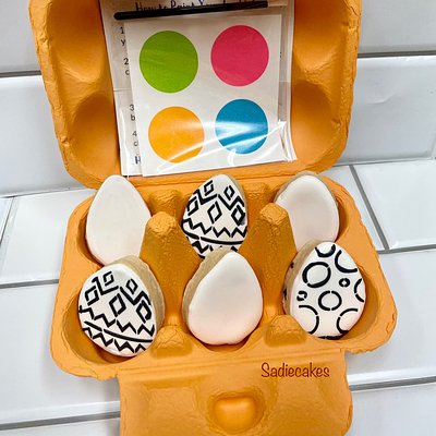 PYO Sugar Cookies - Set Of 6 - Mini Easter Eggs