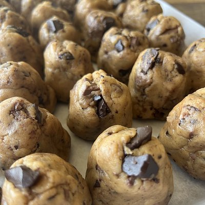 Frozen Browned Butter Sourdough Chocolate Chunk Cookie Dough 