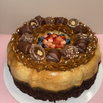 Deluxe Chocolate Berry Chocoflan Chocolate 🍫🍓