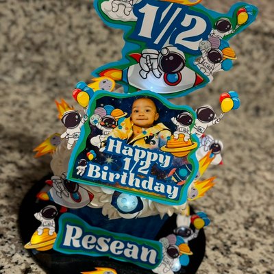 Personalized Giant Cupcake