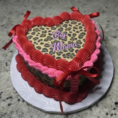 8” Heart Cake