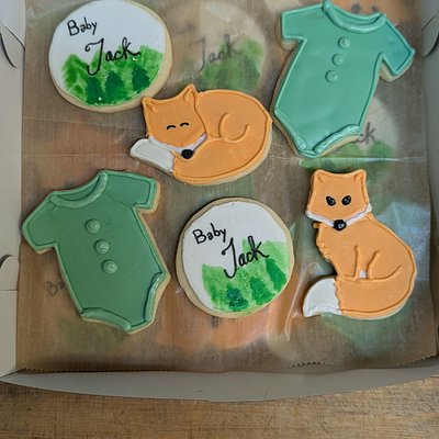 One Dozen Decorated Sugar Cookies