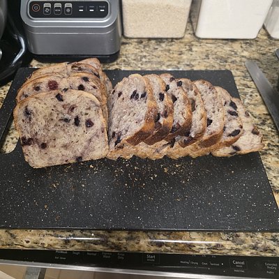 Blueberry Lemon Sourdough Loaf