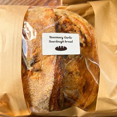 The Garlic Rosemary Sourdough Bread Loaf