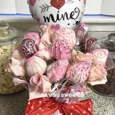 Love in Bloom Strawberry Bouquet