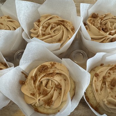 Biscoff Cookie Butter Cupcakes
