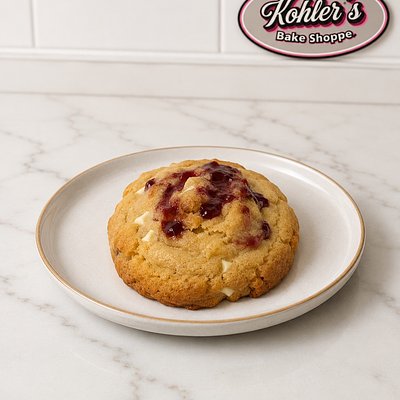 Raspberry White Chocolate Cookies