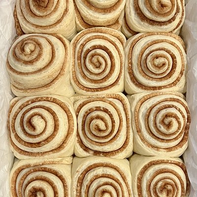 Soft Sourdough Cinnamon Rolls (4-Pack) 酸种肉桂卷