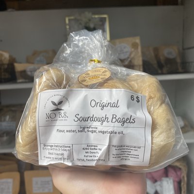 Sourdough Bagels- Original 