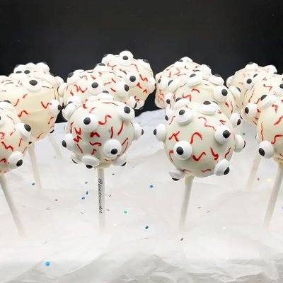 Halloween Eyes Cake Pops