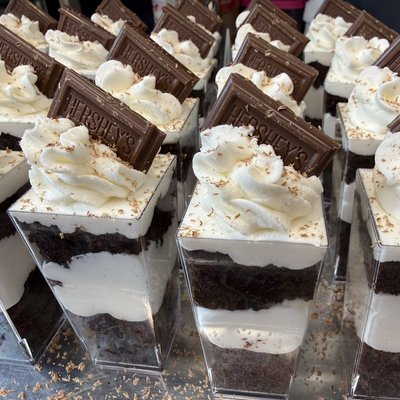 Chocolate Delight Cake Shooters 