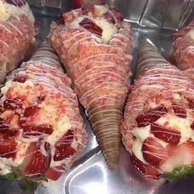 Cheesecake Stuffed Cones Box Of 3