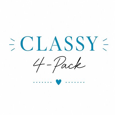 4 Pack Of The OG Classy Buns