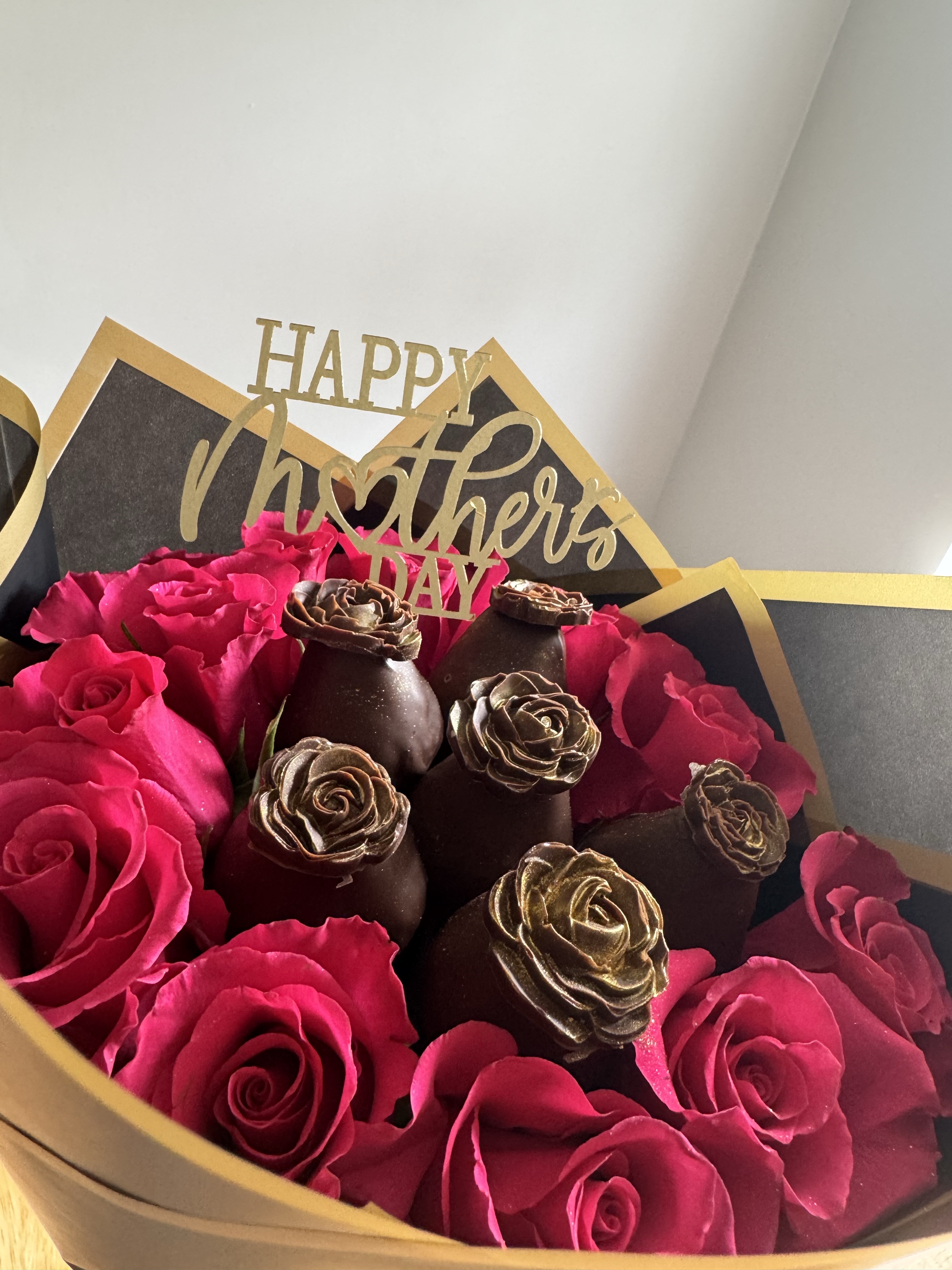 Strawberry Rose Bouquet 