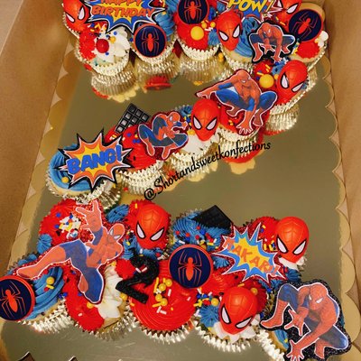 Cupcakes In Number Shape