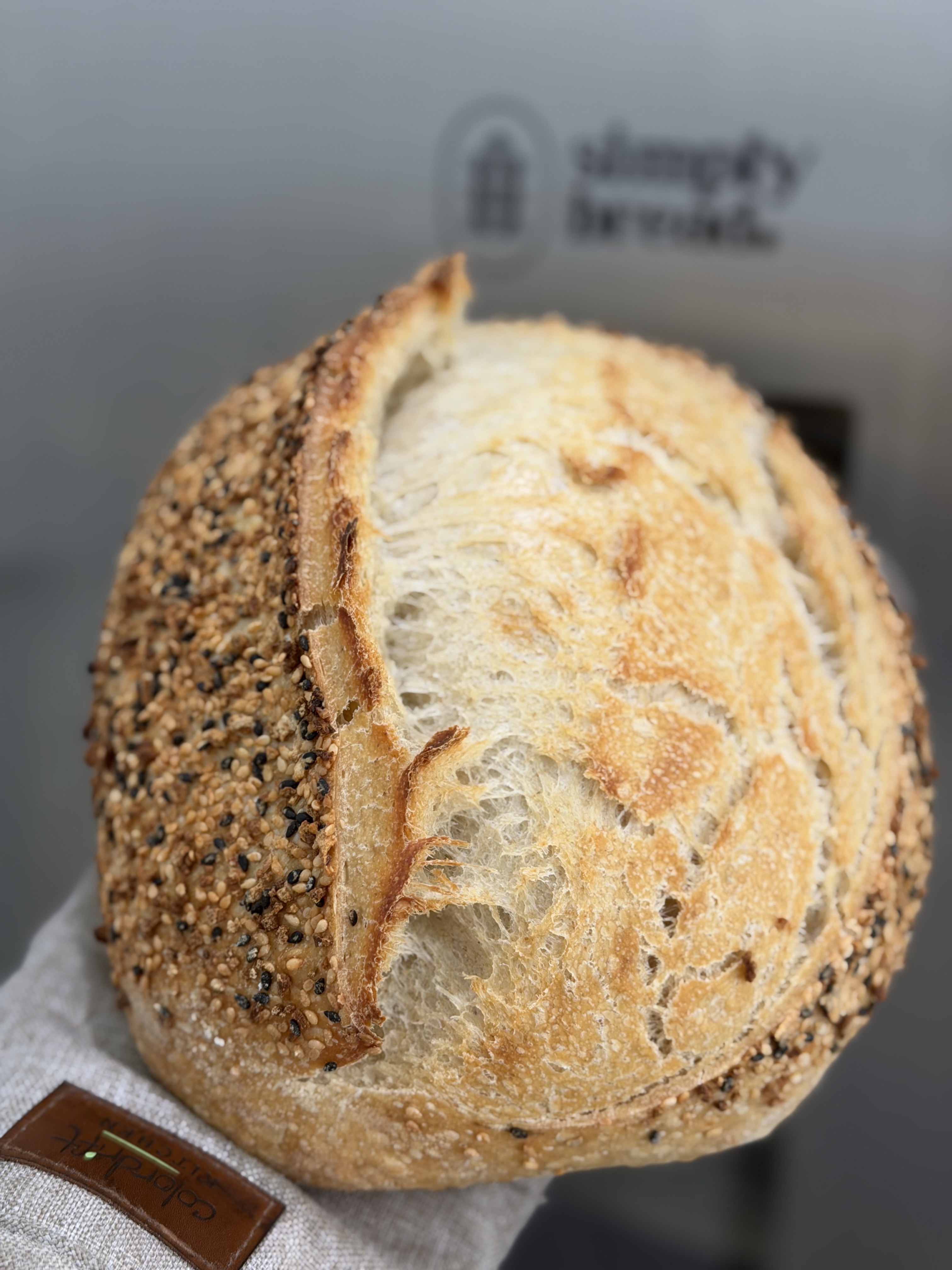 Sourdough Everything Loaf 
