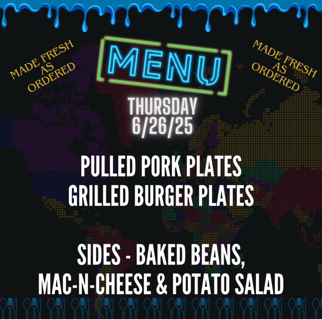 Grilled Burger Plate 6/26/25