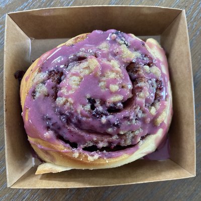 Triple Berry Cinnamon Rolls 