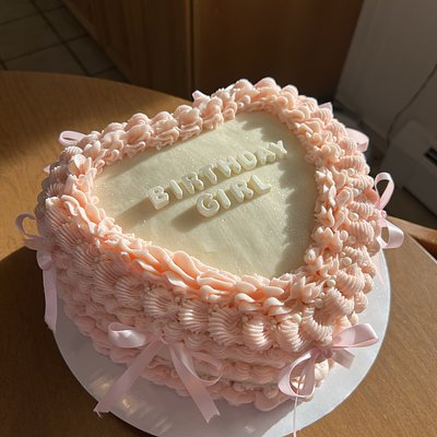 10 Inch Heart Shaped Cake