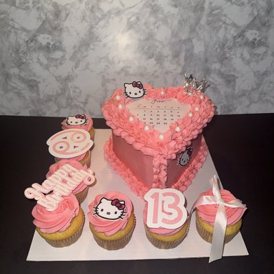 Bento Box + 7 Cupcakes 