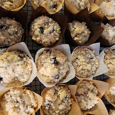 Blueberry Crumble Muffins