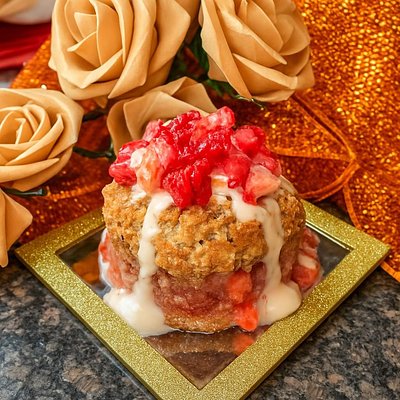 💢Nana's Cinnamon STRAWBERRY CHEESECAKE [4]