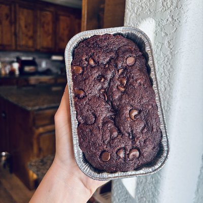 Mini Double Chocolate Banana Bread