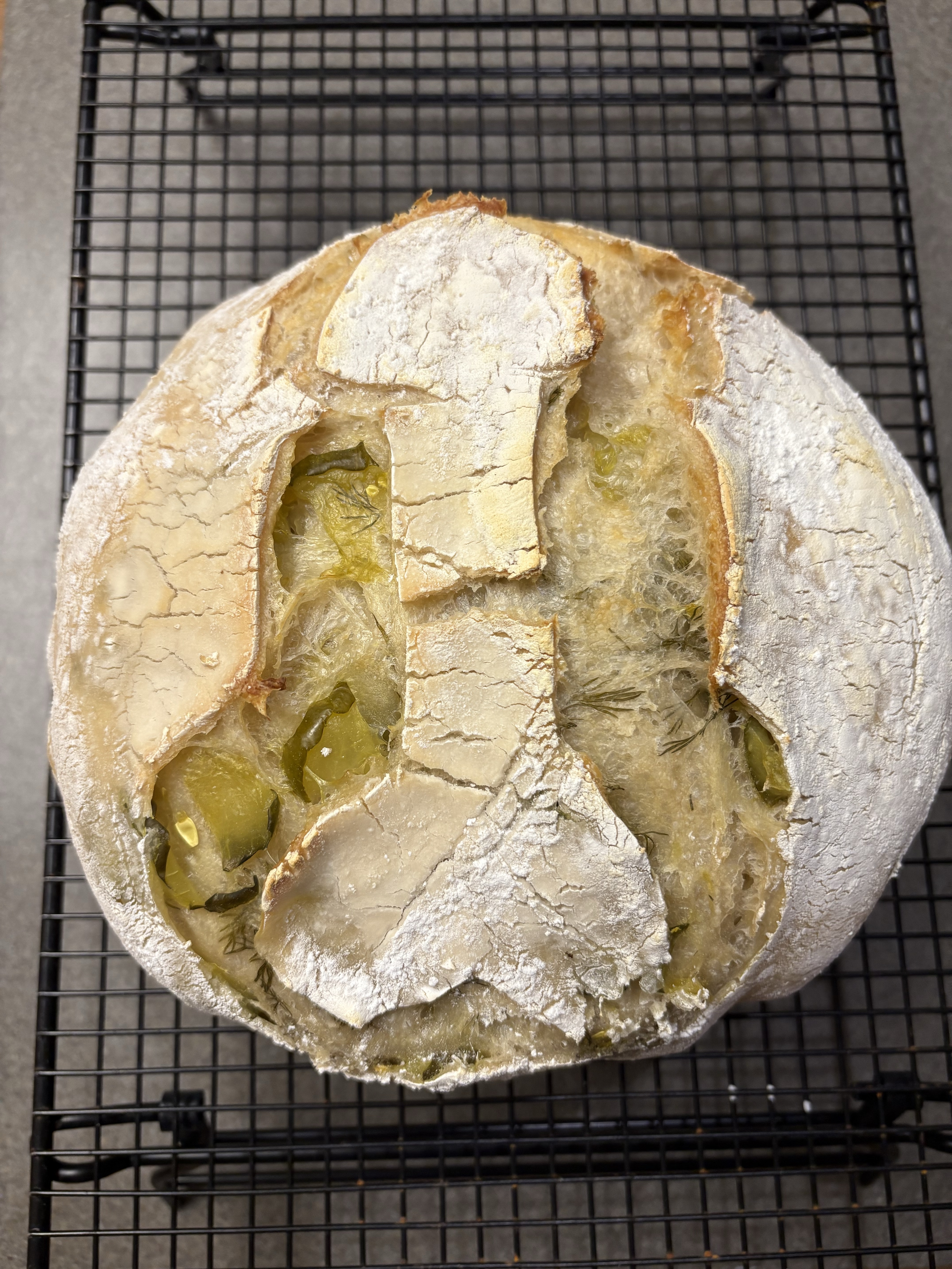 Dill Pickle Sourdough Loaf 