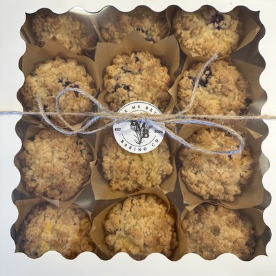 Reg Blueberry Streusel Muffins 12ct