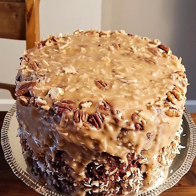 German Chocolate Pound Cake 