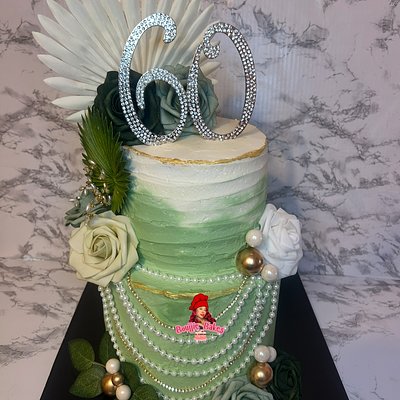 Large 2 Tiered Cake