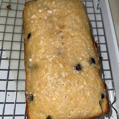 Blueberry Lemon Loaf W Glaze