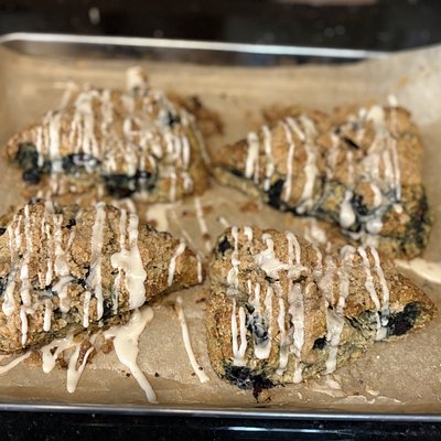Sourdough Organic Blueberry Scones (4 Pack)