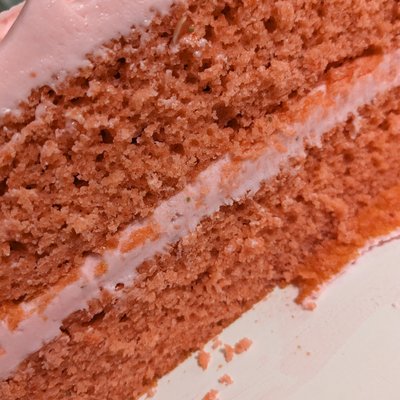 Strawberry Cake With Strawberry Cream Cheese Frosting 