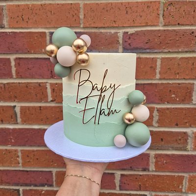 Baby Shower Cake - Baby 'Name'