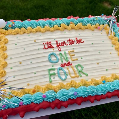 10x15 Sheet Cookie Cake 