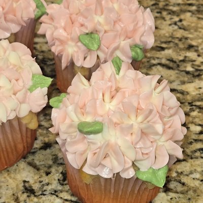 Vanilla Cupcake Vanilla Frosting - 6 Count