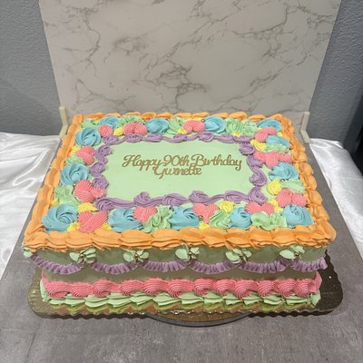 Buttercream Sheet Cake