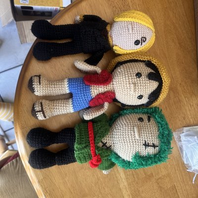 One Piece Monster Trio Dolls
