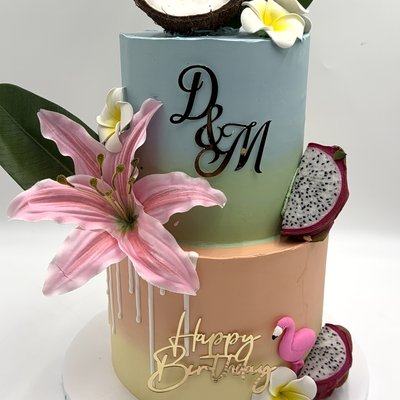 Tiered Cake 40serv.