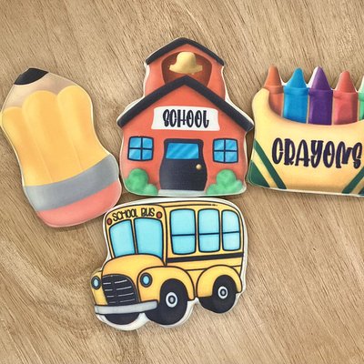 School Cookie set 