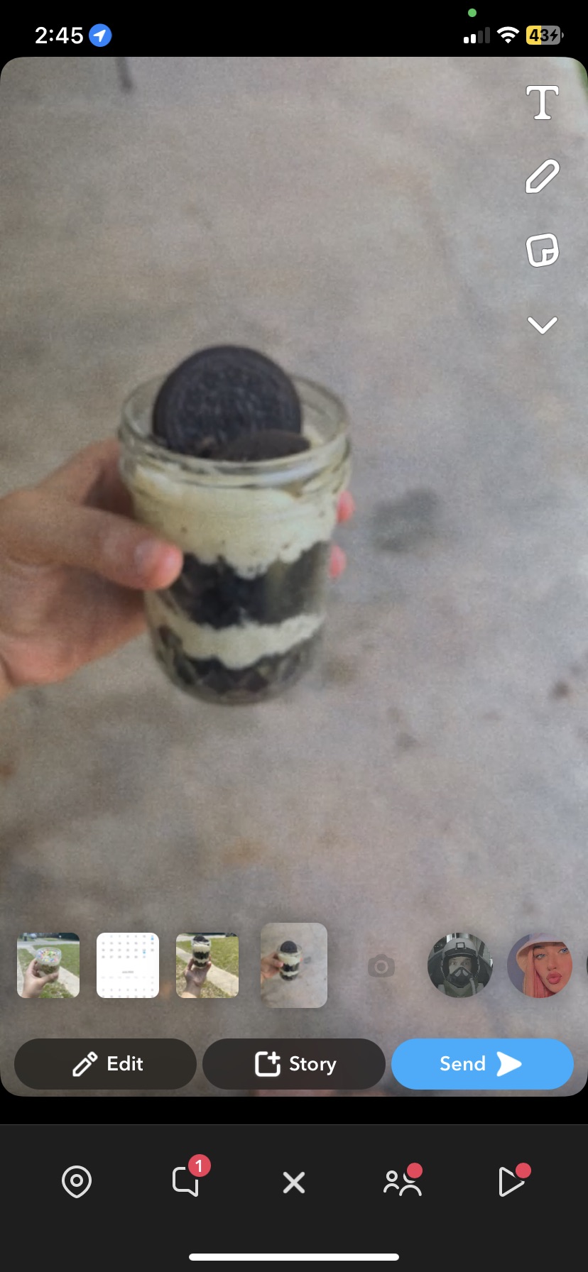 Oreo Cake Jar